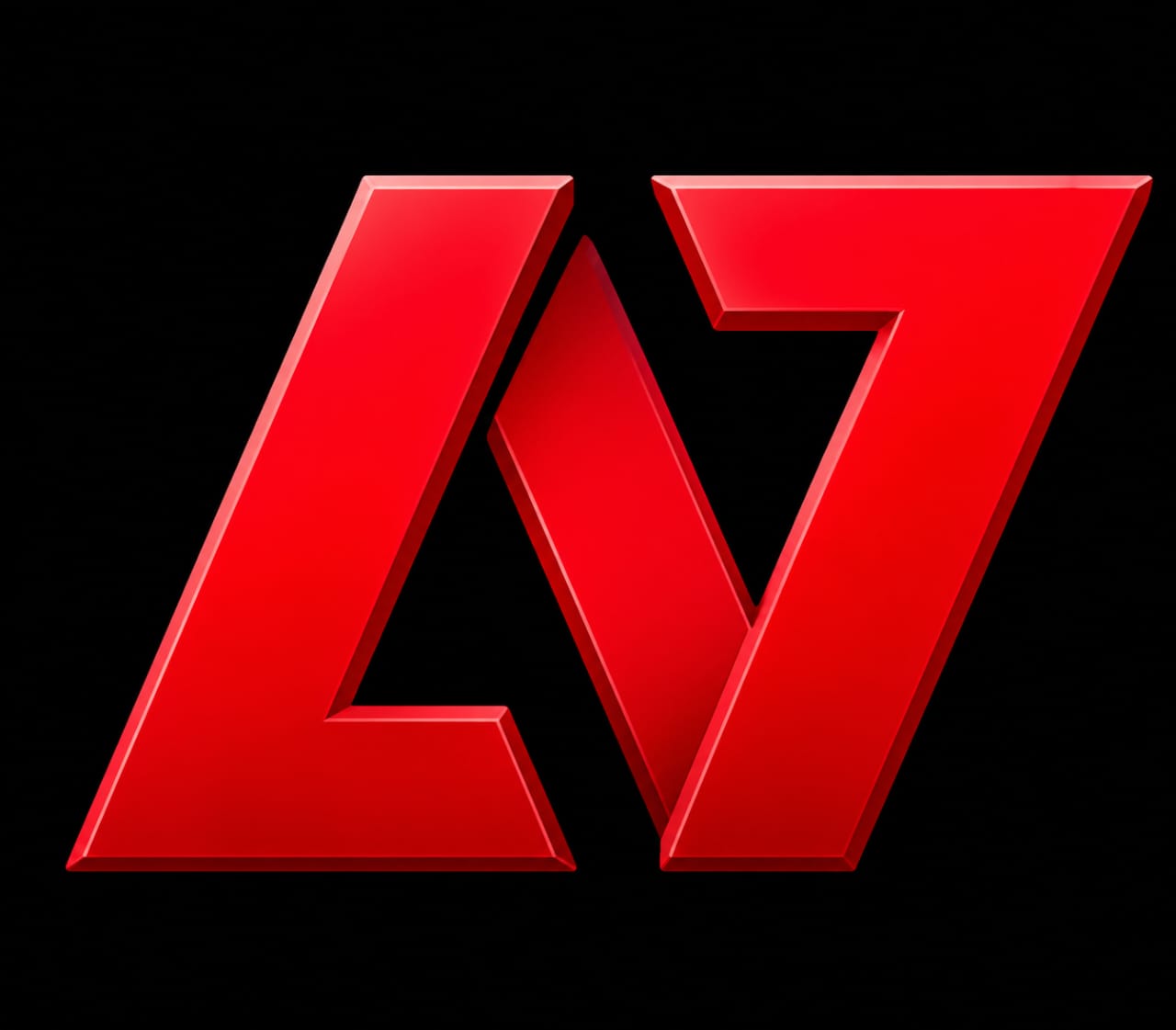 Official IC7 Game logo with a bold red modern design on a black background